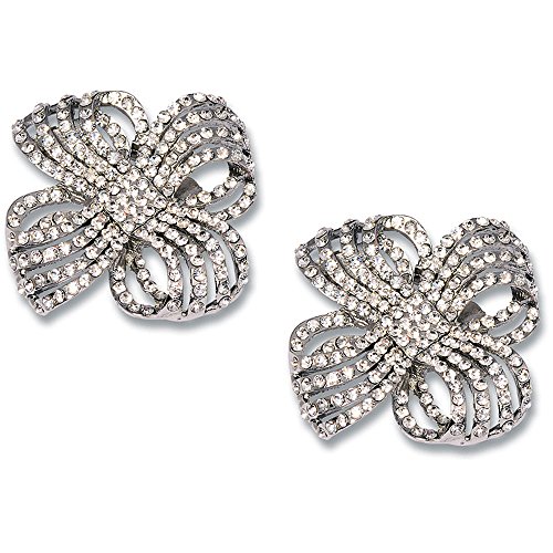 Wedding Rhinestone Shoe Clips Crystal Bridal Shoes Athena