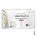 BeYou Natural Long Stiletto 500pcs Artificial Fake Nail Tips,10 Sizes 28510 For Nail Salon