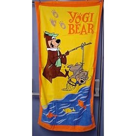 Hanna Barbera Yogi Bear & Boo Boo Beach Towel