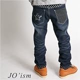 JO'ism×Samurai ELOコラボ <strong>ドット</strong>切り替えクラッシュスターヴィンテージデニム（JI-M6440）