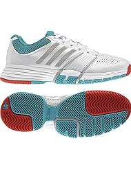 Adidas - Adipower Barricade W Ladies Shoes In Running White Ultragree Metalic Silver by adidas