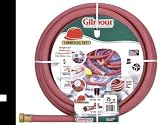 Gilmour 18 Series Reinforced Rubber Hose, 5/8 Inch x 75 Feet, Red #18-58075