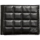 Fox Racing Sportswear Pinned Leather Mens Racewear Wallet - Black / One Size