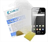 Produkt-Bild: 6x kristallklare Displayschutzfolie f&uuml;r Samsung Galaxy Ace S5830 - Displayschutz crystalclear inkl. Rakel und Tuch - MADE IN GERMANY