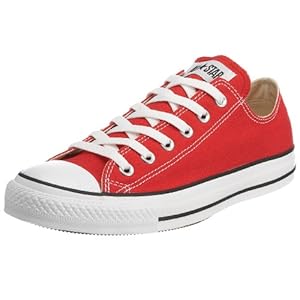 Converse Ctas Core Ox 015810-31-4 - Zapatillas de tela para niños, color rojo, talla 31