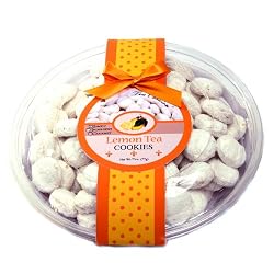 Simply Indulgent Gourmet Lemon Tea Cookies, 7-Ounce Trays (Pack of 12)