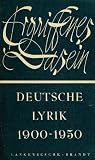 Produkt-Bild: Ergriffenes Dasein - Deutsche Lyrik 1900-1950 - 3. Auflage