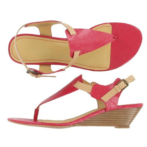 Nine West 7 HELM Red/Light Natural