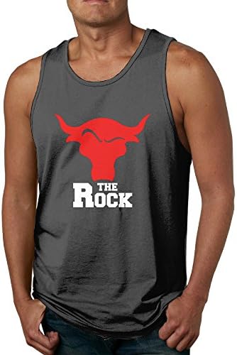 Men Sleeveless Sweater The Rock Dwayne Johnson 100% Heavy Cotton HD Jersey Tank