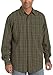 IZOD Men's Long Sleeve Corded Poplin Plaid Woven Shirt