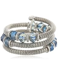 Kenneth Cole New York "Color Boost" Faceted Bead Coil Bracelet, 7.5"