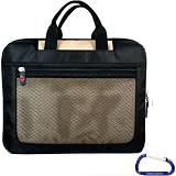 High Quality Nylon Laptop Carrying Case for the Samsung Go N310, NC10, N110, N120, N130, N135, N140, or any 10 Inch Series Netbook Laptop Computer with Free Carabiner Key Chain