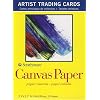 Strathmore Artist Trading Cards 2 1/2 in. x 3 1/2 in. 300 series Canvas paper Pack 10 cards