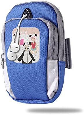 Pajamas Party Convenient Unisex Outdoor Portable Sports Running Arm Bags RoyalBlue