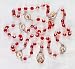 Chaplet of the Five Wounds of Jesus Rosary - 18in. Chain - IMPORTED FROM ITALY
