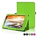 Lenovo IdeaTab A8-50 Case - ACcase Lenovo Ideatab A8-50 Protective Case - Standing PU Leather Cover Case for Lenovo Ideatab A8-50 8-inch 16 Gb Tablet(2014) with Auto Wake Sleep Function - Apple Green