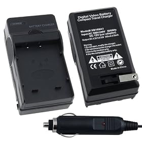 eForCity Battery Charger for Casio NP-60 EXILIM EX-S10 EX-Z9