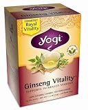 Yogi Ginseng Vitality, Herbal Tea Supplement, 16-Count Tea Bags (Pack of 6)