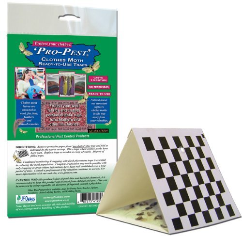 Best Price Pro Pest Clothes Moth Trap 3 Packs 6 Traps Garden