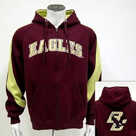 Buy Boston College Eagles Colosseum Varsity Full Zip Hood by Colosseum