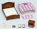 1 X Sylvanian Families bedroom semi-double bed over -512