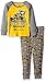 John Deere Toddler Boys' Construction Equipment Pajama Set, Construction Yellow, 4T