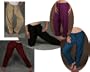 Drawstring Pants -Embroidered Rayon, 5 Colors to Choose From. Sale!