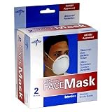 Medline N95 Grade Face Mask NIOSH Approved Advanced Protection