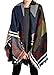 Urban CoCo Women's fashionable Color Stitching Long Shawl Wrap