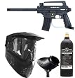 US ARMY Alpha Black Basic E-GRIP Paintball Gun Set