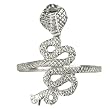 Large Silver Cobra Arm Cuff