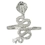 Large Silver Cobra Arm Cuff