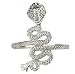 Large Silver Cobra Arm Cuff