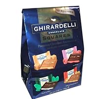 Ghirardelli Chocolate Squares Premium Chocolate Assortment 27.06 Ounce Christmas Thanksgiving Hanukkah Holiday Gift Bag