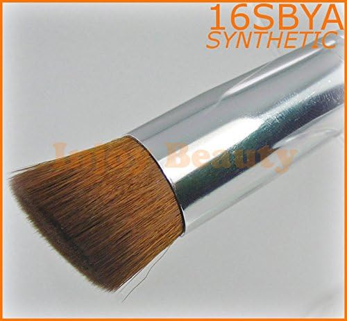 Professional Angled Contour Brush Foundation Blush Brushes Liquid Kabuki Makeup Brush Cosmetics Tool Angled Brush 16sbya (Pink)