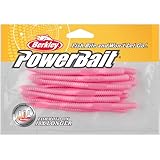 PowerBait FW Floating Steelhead Worm Fishing Bait, Bubblegum