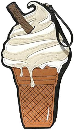 Women Candy Cartoon Crossbody Purse Cell Phone Cases Bag (Ice-cream)