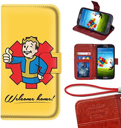 Samsung Galaxy S3 Mini Wallet Case, Vault Boy Yozilou PU Leather Samsung Galaxy S3 Mini Wallet Case