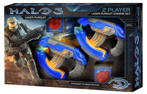 Jasman HALO 3 Covenant Plasma Pistol Laser Pursuit Gaming 2 Players Set