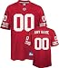 New York Giants Personalized Authentic Red Jersey
