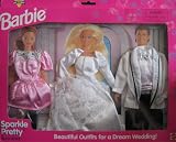 Barbie Sparkle Pretty Fashions - Dream Wedding Outfits! (1996 Arcotoys, Mattel)
