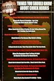 Chuck Norris Badass Poster ~ Things You Should Know About Chuck Norris ~ 