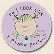 People Person Auto Coaster - Single Coaster for Your Car