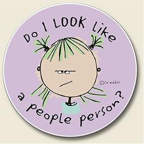 People Person Auto Coaster - Single Coaster for Your Car by Highland Graphics Creative Ventures