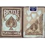 Bicycle Dirty Faded Vintage Teal Brown Playing Cards