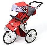 Niko Powerstride Series Single Jogger with Canopy-WEP616R