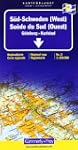 Carte routi�re : Su�de Sud (Ouest)