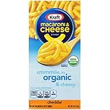 Kraft Organic Macaroni & Cheese Dinner, Cheddar, 6-Ounce Boxes (Pack of 12)