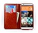 NageBee(TM) - HTC Desire 510 Case - Wallet Flip Case Pouch Cover Fold Stand case Premium Leather Wallet Flip Case (Fold Wallet Brown)