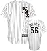 Mark Buehrle Jersey: Adult 2010 Majestic Home Pinstripe Replica #56 Chicago White Sox Jersey - Small